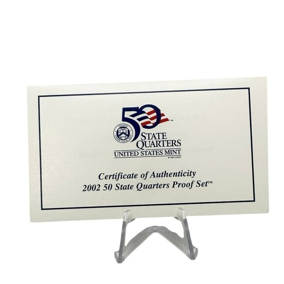 2002 US Mint State Quarters Proof Set Holiday Collector Edition - Picture 7 of 9